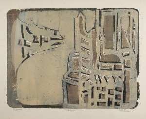 Tadeusz ŁAPIŃSKI (ur. 1928), Wspaniały Manhattan, 1964