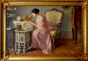 Leonard Winterowski (1886-1927), Poranek przy czarnej kawie, 1913