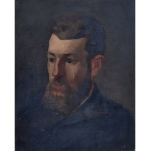 Stanisław Kamocki (1875-1944), Popiersie mężczyzny z brodą, 1900