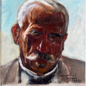 Wlastimil Hofman (1881-1970), Portret mężczyzny, 1914