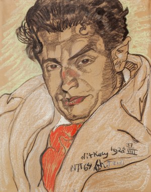 Stanisław Ignacy Witkiewicz Witkacy (1885-1939), Portret mężczyzny, 1928
