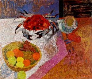 Jan Szancenbach (1928-1998), Krab i owoce, 1992