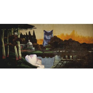 Władysław Hasior (1928-1999), Scena nel parco, 1986