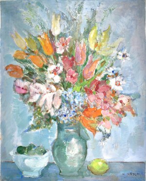 Henryk Krych (1905-1980), Kwiaty i cytryna