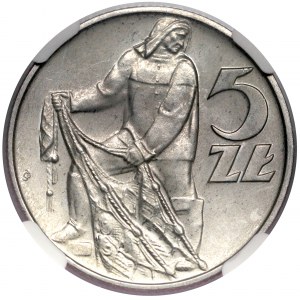 Rybak 5 złotych 1971