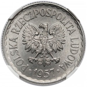 1 złoty 1957 - rzadka w takim stanie