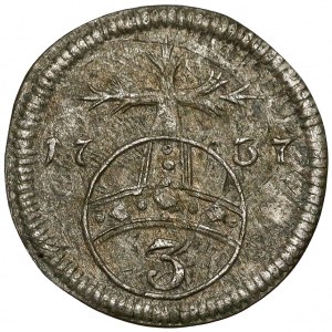 Mühlhausen in Thüringen, 3 Pfennig 1737