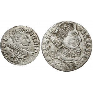 Zygmunt III Waza, Szóstak i trojak Kraków 1622 i 1626 (2szt)