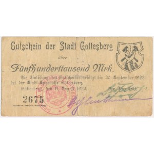 Gottesberg (Boguszów-Gorce), 500.000 mk 1923