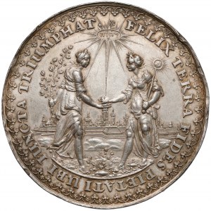 Władysław IV, Medal na pamiątkę rozejmu w Sztumskiej Wsi 1635 (1642) - DADLER i HÖHN