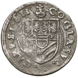 Śląsk, Karol II, 3 krajcary 1611, Oleśnica