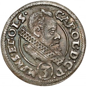 Śląsk, Karol II, 3 krajcary 1614, Oleśnica