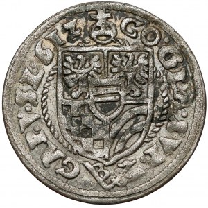 Śląsk, Karol II, 3 krajcary 1612, Oleśnica - wąska kryza