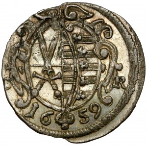 Saschen, Johann Georg II., 3 Pfennig 1659 CR
