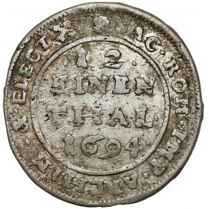 Saschen, Johann Georg IV., 1/12 Taler 1694 IK, Dresden