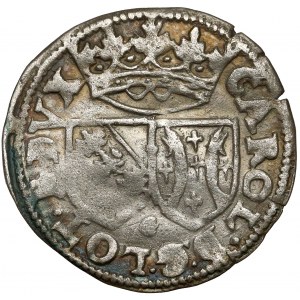 Francja, Lotaryngia, Karol III (1545-1608) 1/2 grosza bez daty