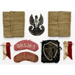 Set after an officer of the IIRP - prisoner of war camp Murnau - soldier of the PSZnZ. Badges, patches, photos, etc.
