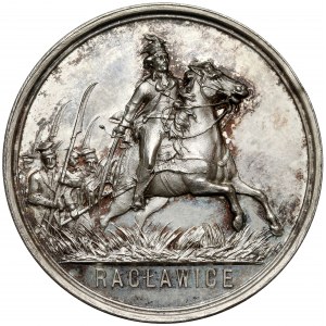 Medal, 100-lecie bitwy pod Racławicami 1894 - SREBRO