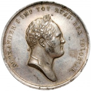 Medal na utworzenie Królestwa Polskiego 1815 - SREBRO (Majnert)