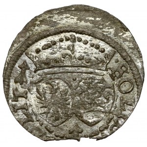 Zygmunt III Waza, Szeląg Wilno 1617 - tarcze łezkowate