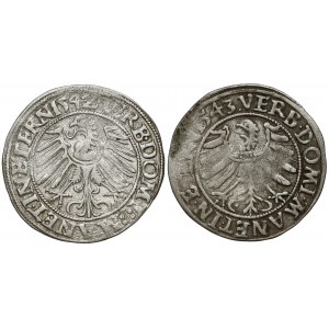 Śląsk, Fryderyk II, Grosz 1542 i 1543, Legnica (2szt)