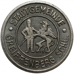 Greiffensber Schl. (Gryfów Śląski), 10 fenigów 1919