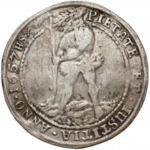 Braunschweig-Calenberg-Hannover, Georg Wilhelm, Taler 1657 HS