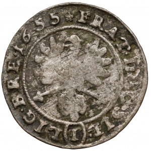 Śląsk, Trzej Bracia, 1 krajcar 1655, Brzeg