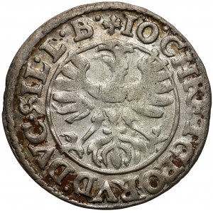 Śląsk, Jan Chrystian i Jerzy Rudolf, 3 krajcary 1617, Złoty Stok