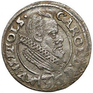 Śląsk, Karol II, 3 krajcary 1614, Oleśnica