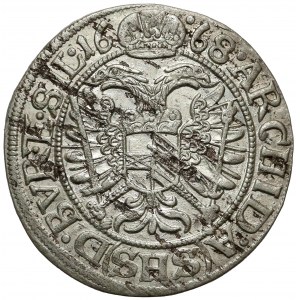 Śląsk, Leopold I, 3 krajcary 1668 SHS, Wrocław