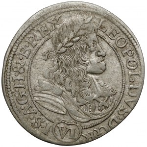 Śląsk, Leopold I, 6 krajcarów 1683 SHS, Wrocław