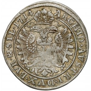 Śląsk, Karol VI, 6 krajcarów 1714, Wrocław