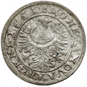 Śląsk, Jerzy III Brzeski, 3 krajcary 1661 EW, Brzeg