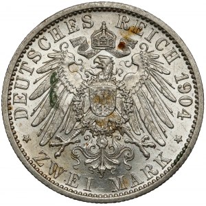 Mecklenburg-Schwerin, 2 mark 1904