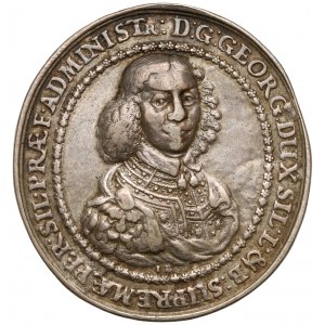 Śląsk, Medal STARY ODLEW Jerzy III Brzeski, Namiestnik Śląska 1653