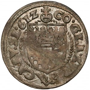 Śląsk, Karol II, 3 krajcary 1612, Oleśnica - wąska kryza