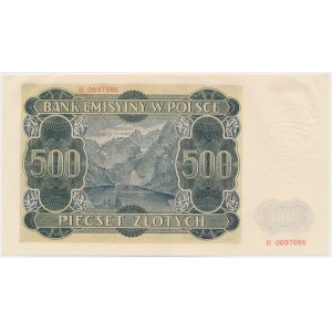 500 złotych 1940 - B