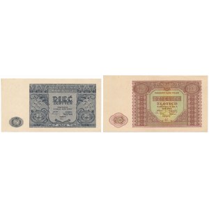 5 i 10 złotych 1946 (2szt)