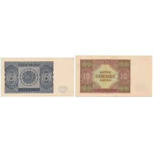 5 i 10 złotych 1946 (2szt)