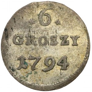 Poniatowski, 6 groszy 1794