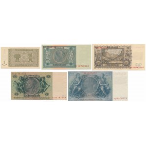 Germany, Soviet occupation 1 -100 Mk 1948 - set of 5 pcs