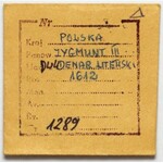 Zygmunt III Waza, Dwudenar Wilno 1621 - błędna data 1612 - RZADKI