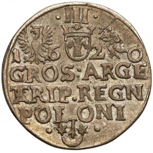 Zygmunt III Waza, Trojak Kraków 1620 - błąd TR/RIP
