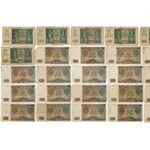 50 złotych 1940 i 100 złotych 1941 - zestaw (62szt)