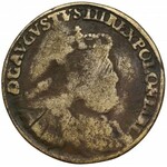 August III Sas, Ort Lipsk 1756 EC - falsyfikat z epoki
