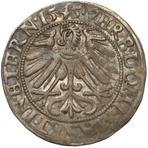 Śląsk, Fryderyk II, Grosz 1545, Legnica