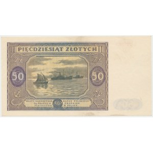 50 złotych 1946 - duża litera