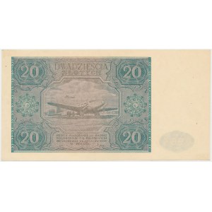 20 złotych 1946 - C - duża litera