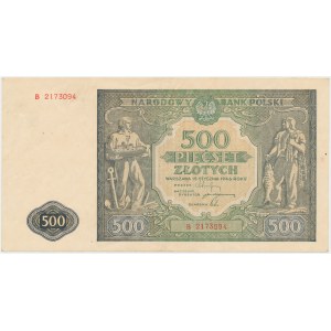 500 złotych 1946 - B